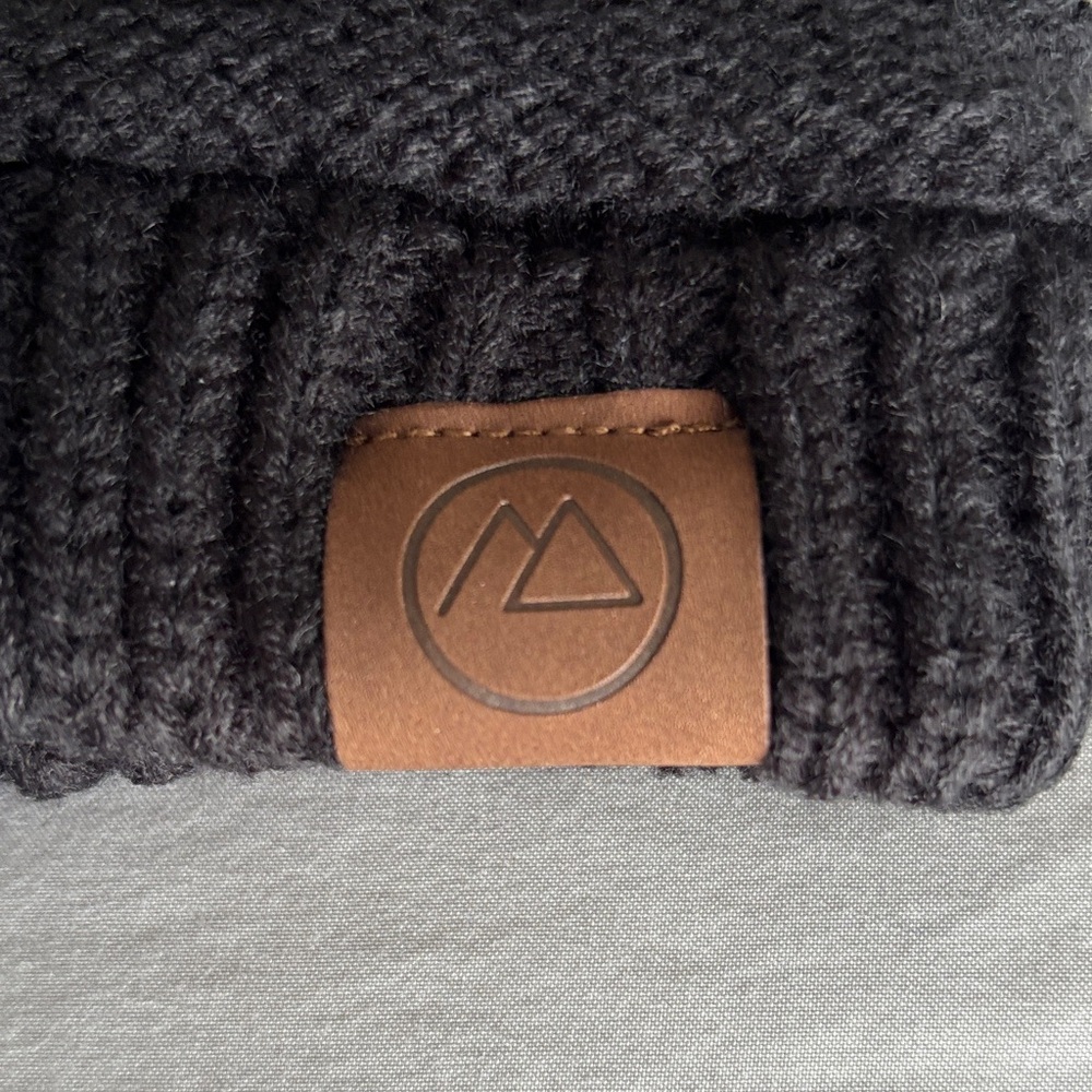 American Trends Slouchy Knit Beanie Winter Hat Black One Size NWOT - Picture 6 of 6